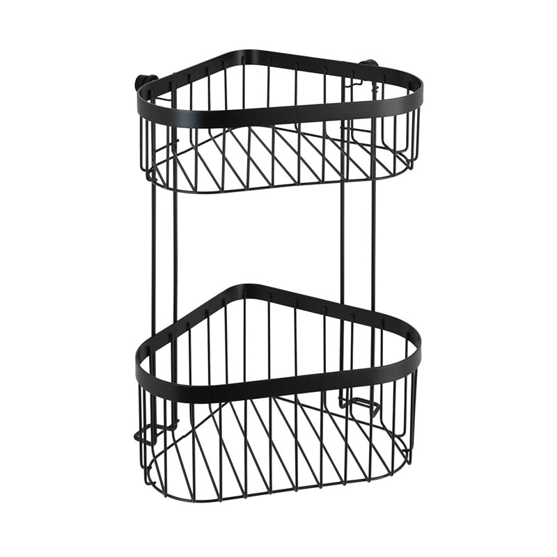 Wenko Corner Rack 2 Tier Classic Plus - Black