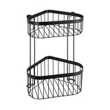Wenko Corner Rack 2 Tier Classic Plus - Black