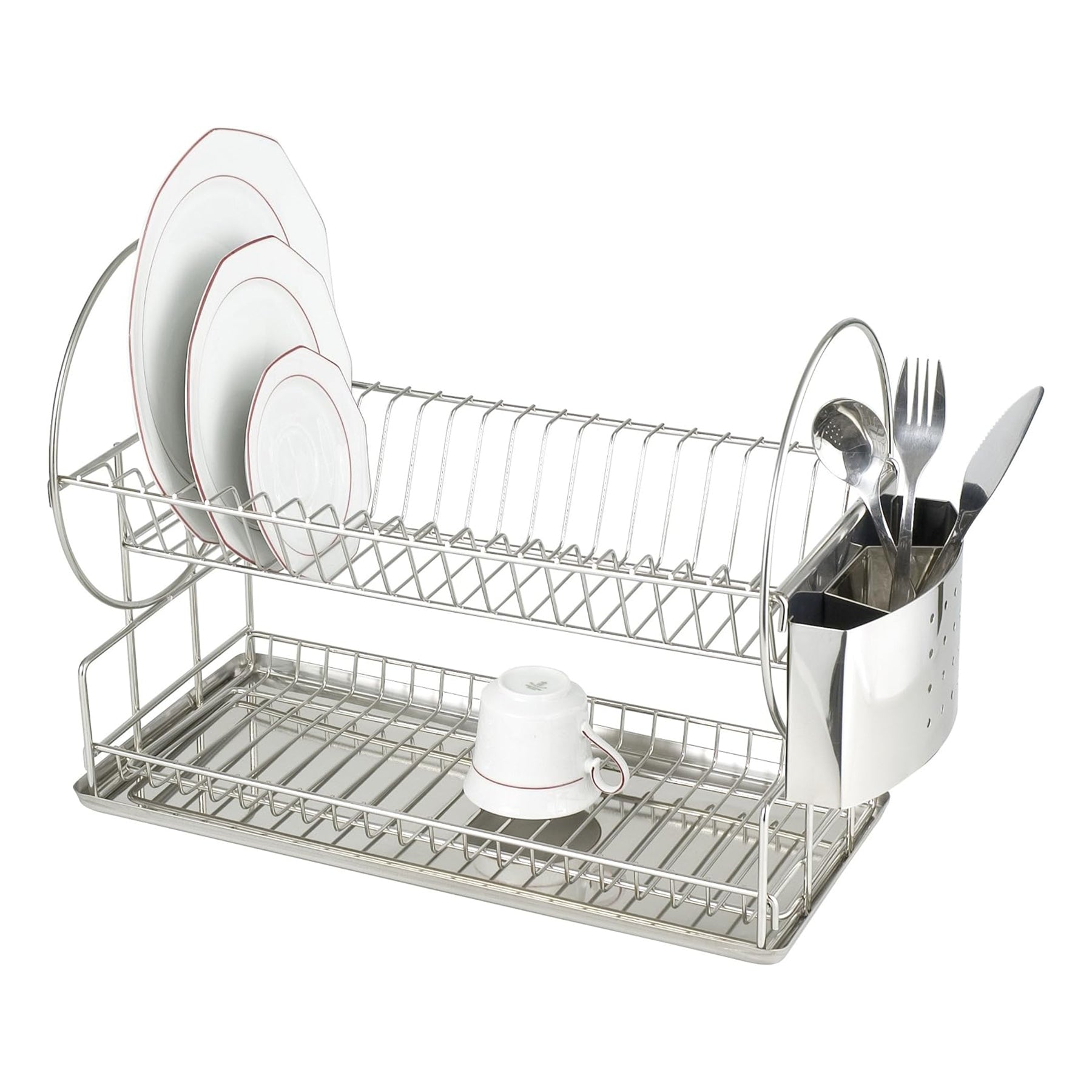 Dish Plate Holder - Silver