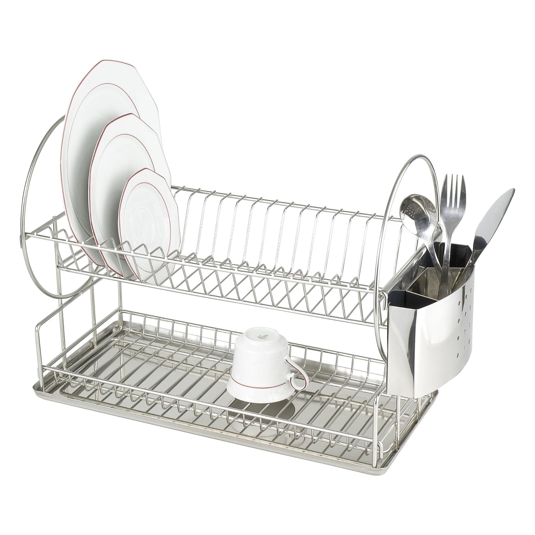 Dish Plate Holder - Silver