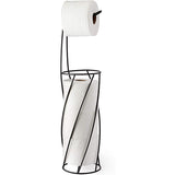 Twist toilet caddy, Black