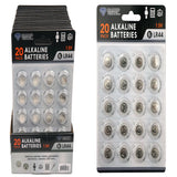 20pk AG-13 Alkaline Button Cell Batteries
