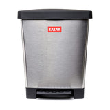 Pedal Dust Bin - Silver Grey