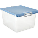 Storage Box - Blue & Clear
