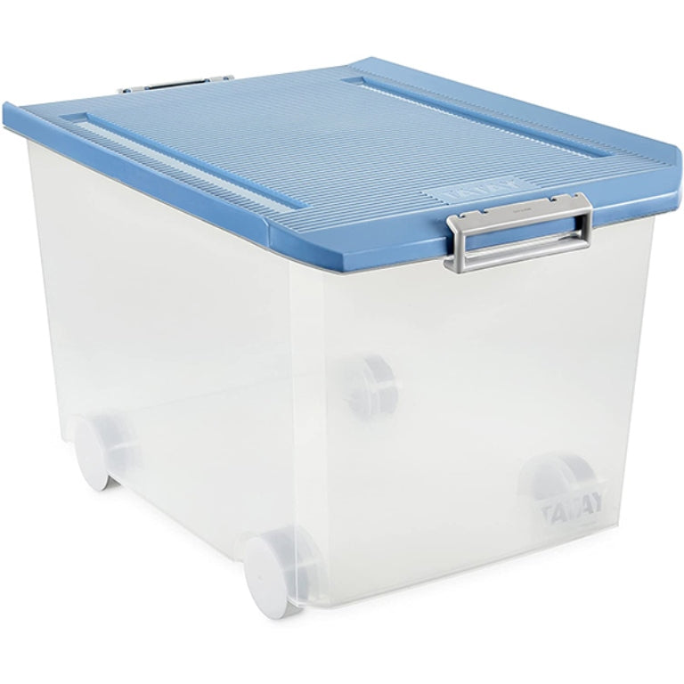 Storage box - Blue & Clear