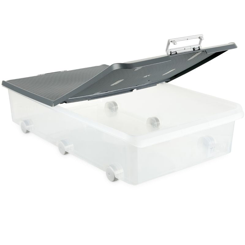 Storage Box - Grey & Clear