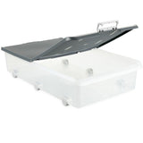 Storage Box - Grey & Clear
