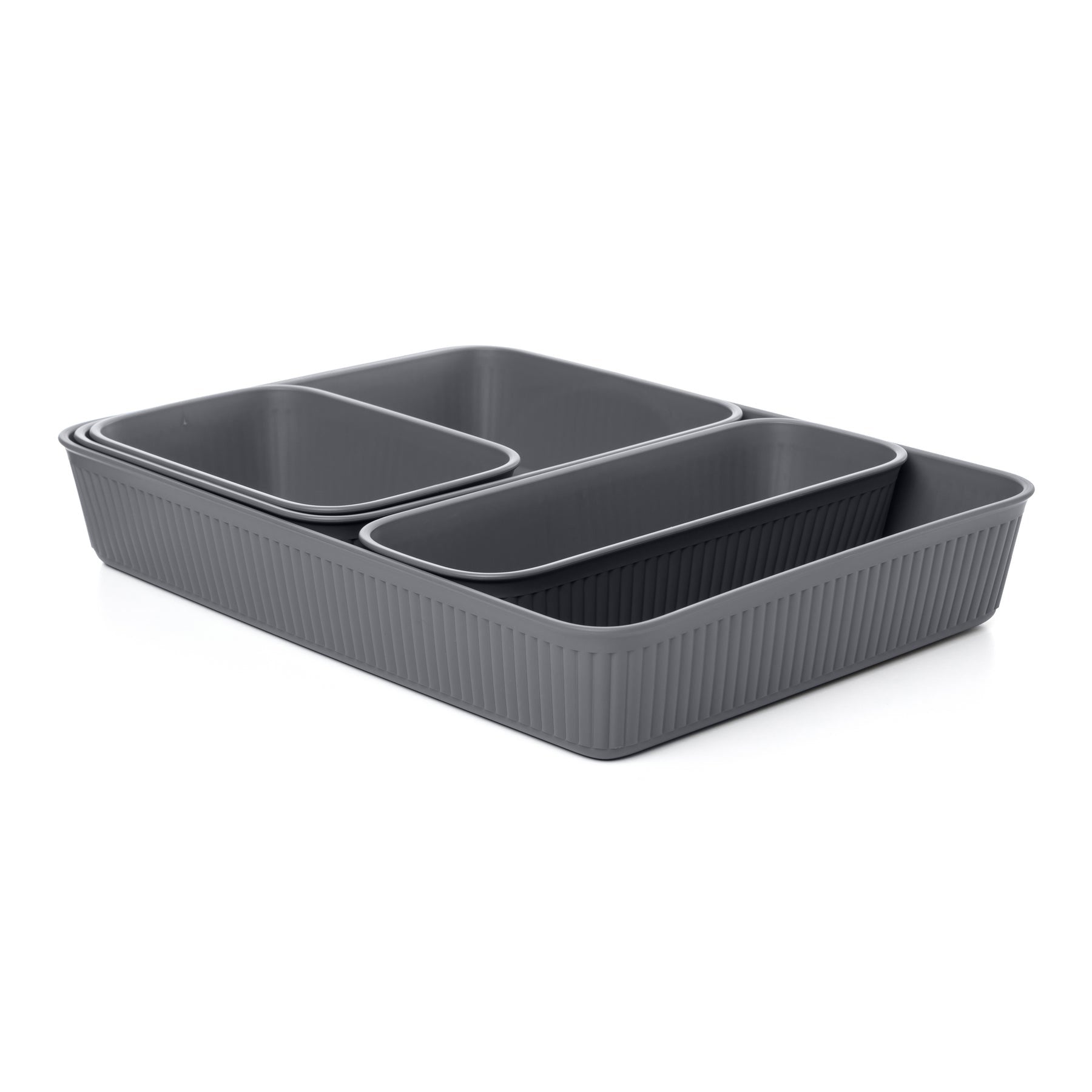5 ORGANIZERS SET SLIM+2A6+A5+A4 BAOBAB SRP 8 GREY