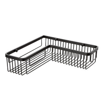 Rectangle Corner Storage Basket- Black