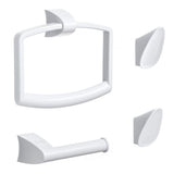 Bath plastic set - white