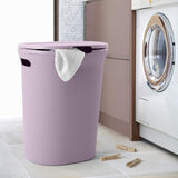 Laundry Basket with lid - light Pink