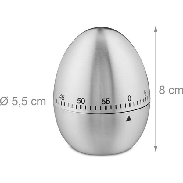 Egg timer, Silver