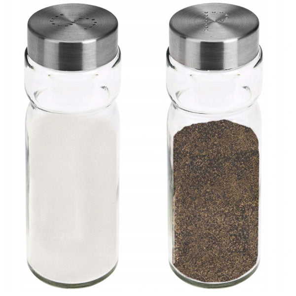 Pepper and salt set glass 2 pcs