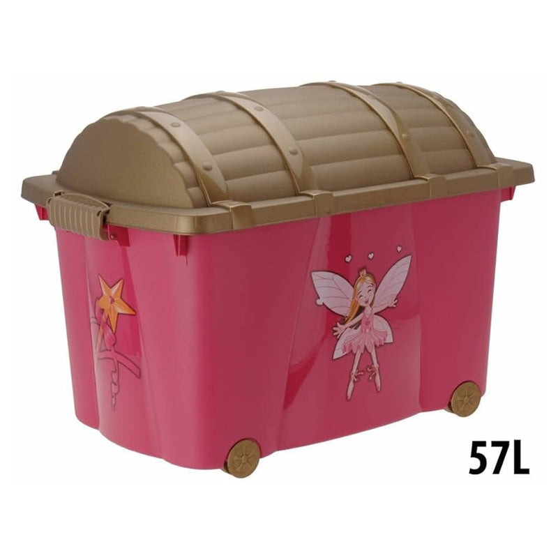 Bbtradesales Treasure Chest 60X40X42Cm -Pink&Brown