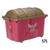 Bbtradesales Treasure Chest 60X40X42Cm -Pink&Brown