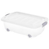Storage Box W/Wheel 24Ltr - White
