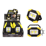 Worklight With Flashlight- Black & Yellow