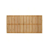 Tidyard Duckboard – Indoor & Outdoor Bamboo Mat, 100X50 Cm - Brown