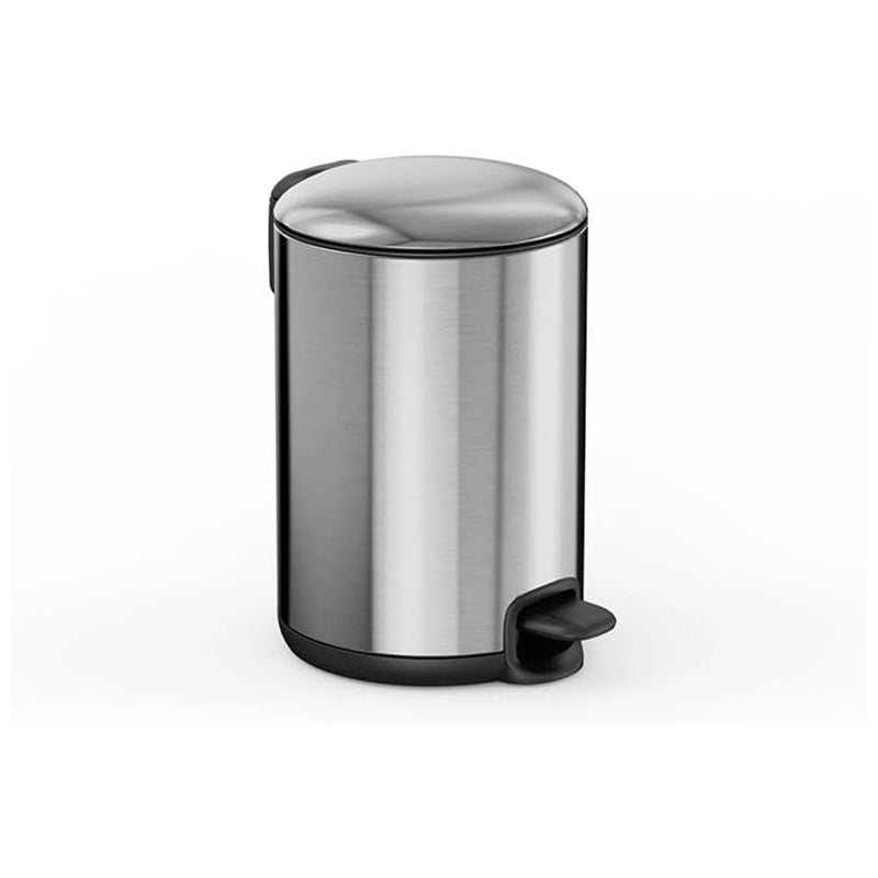 Pedal Bin Mod. Leman, S/S Matt 3Ltr -Silver