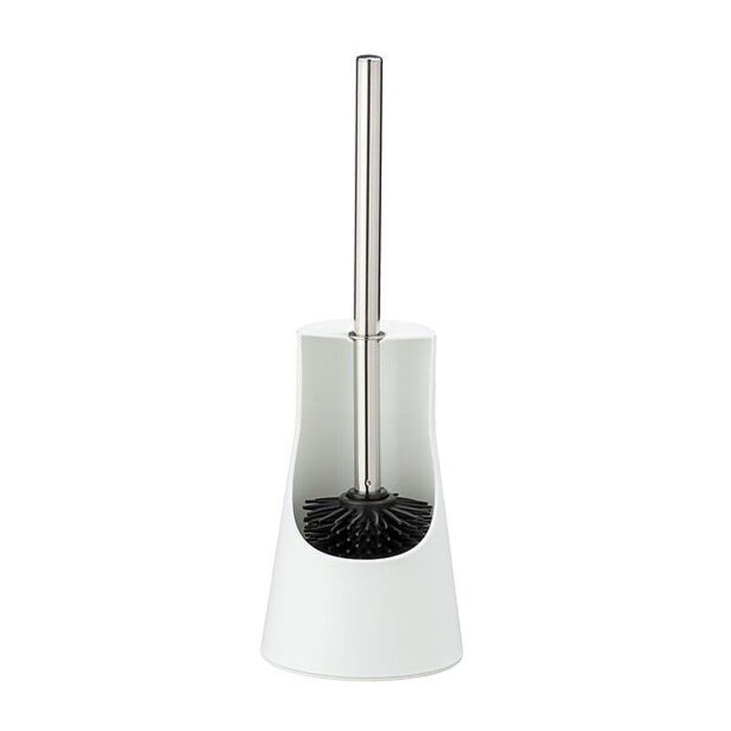 Winko Silicone Toilet Brush Mod. Wht, Arese - White And Silver