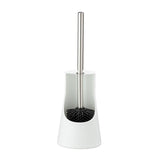 Winko Silicone Toilet Brush Mod. Wht, Arese - White And Silver