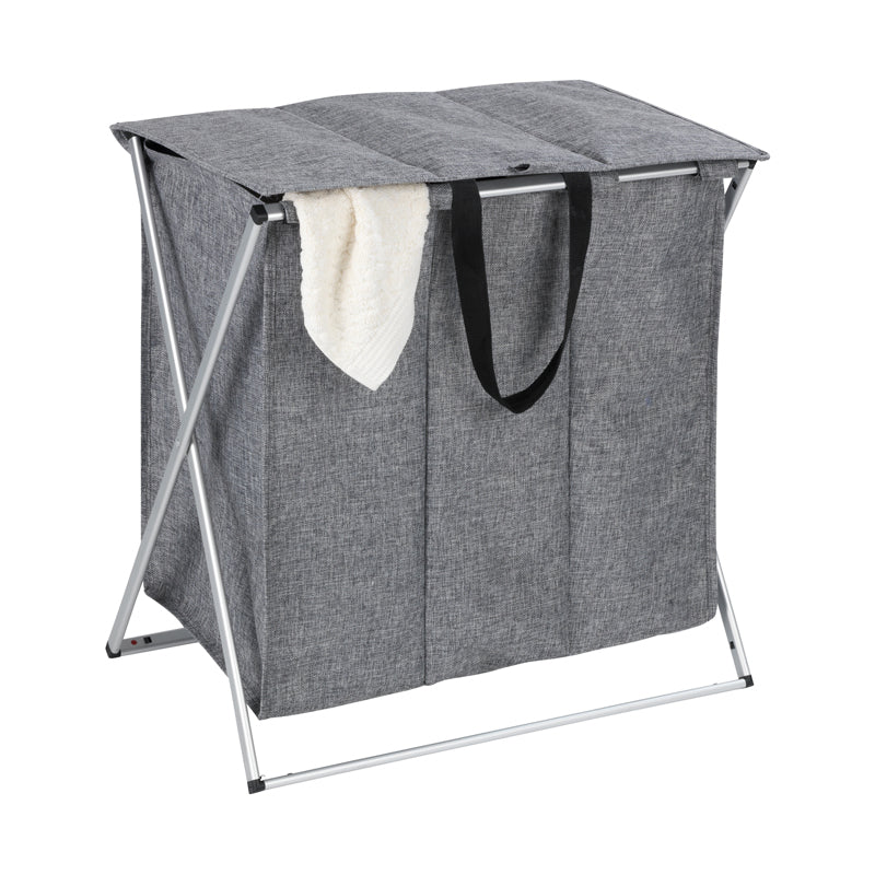 Wenko Laundry Bin Trio - Gray