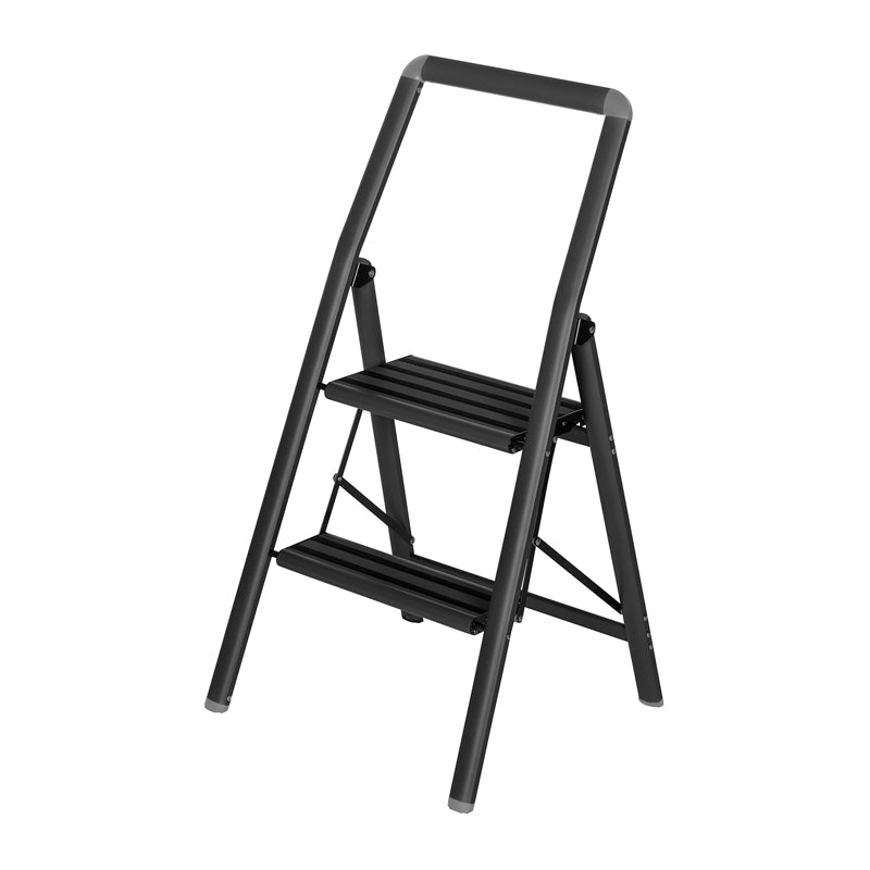 2Steps Ladder Alumunium Black