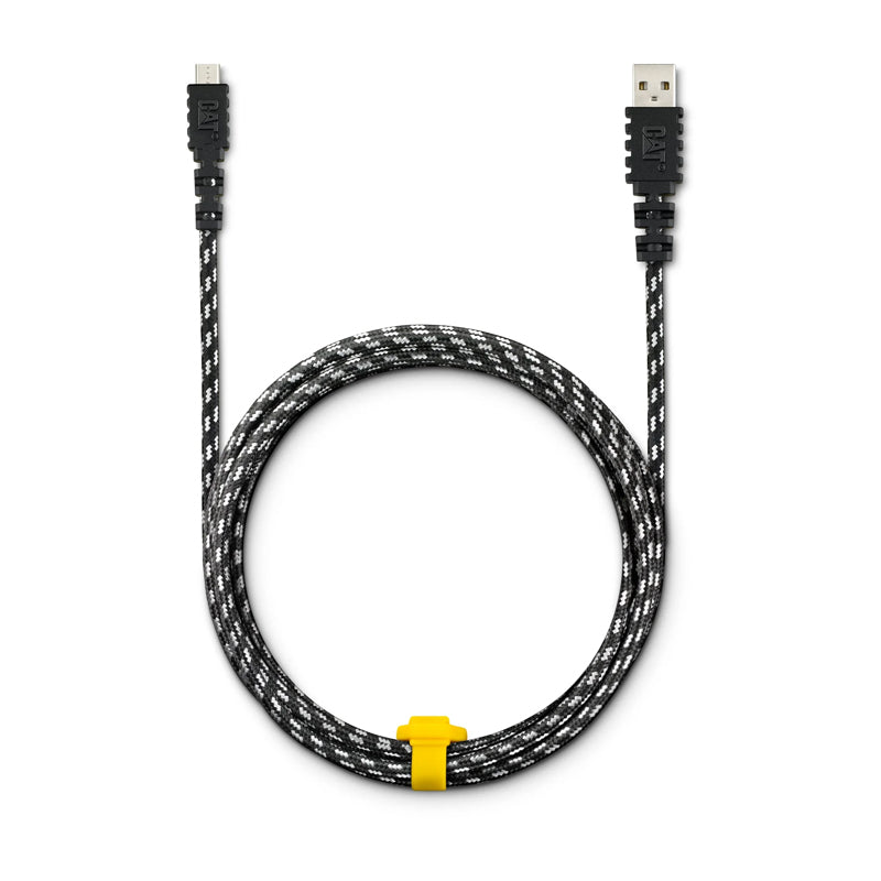 Cat® Micro Usb To Usb Cable-Black & White
