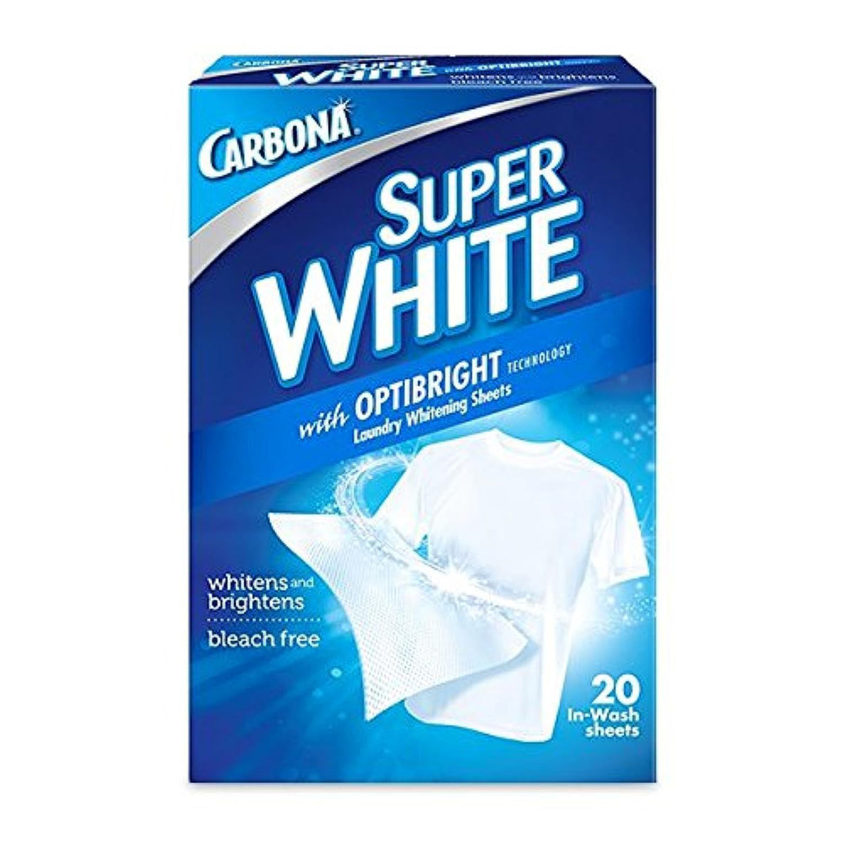 20-sheet Super white in-wash sheets