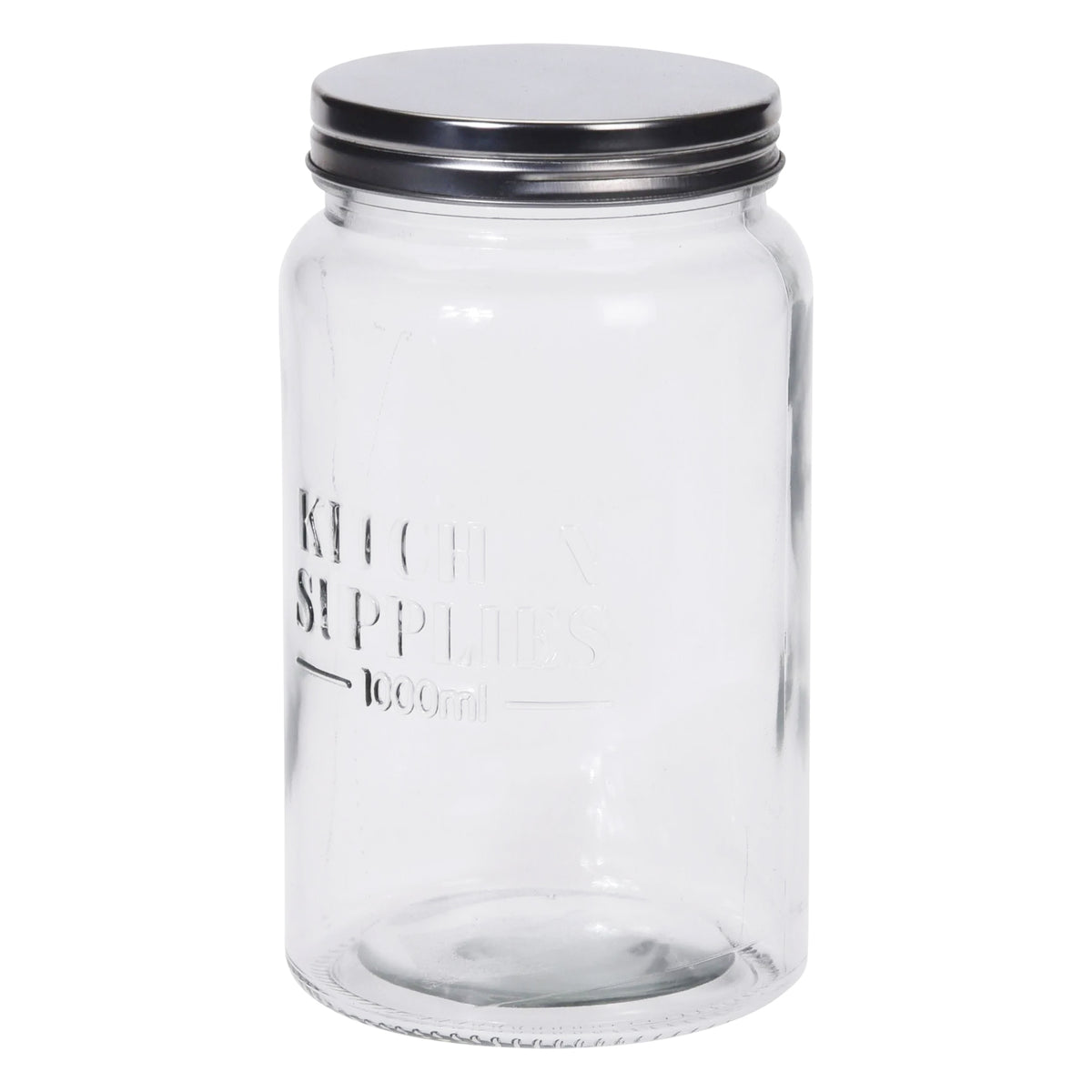Glass jar with lid, Clear