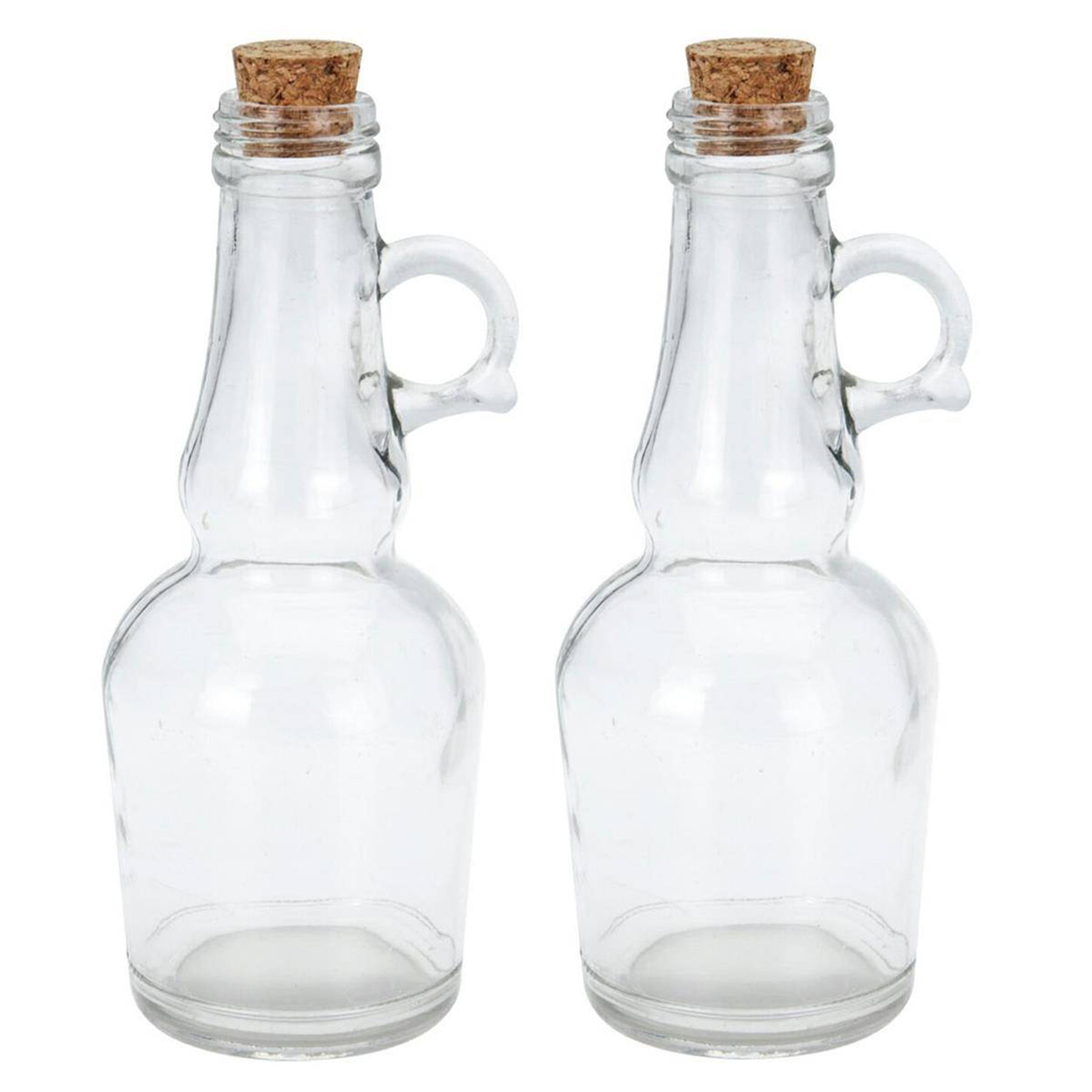 Oil & Vinegar glass bottle set, Clear
