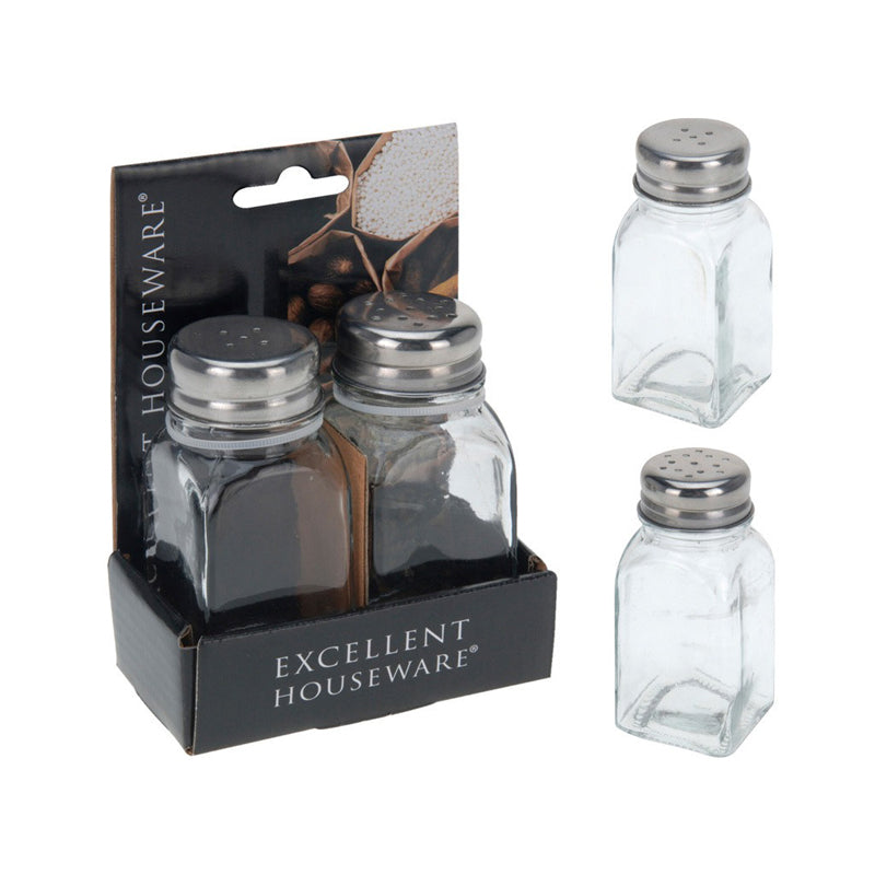 Excellent Housewear Pepper And Salt Shaker Glass -Clear