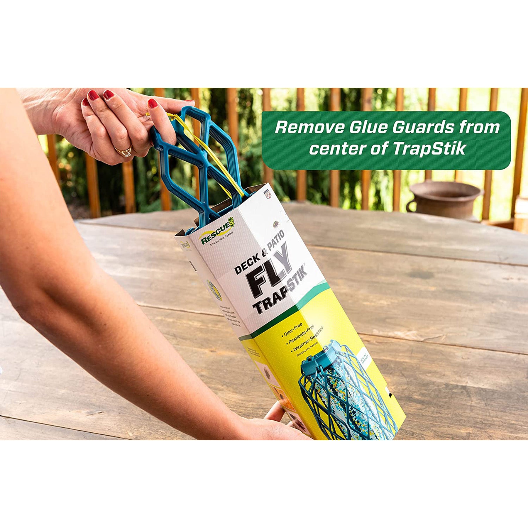 Fly trap, Blue