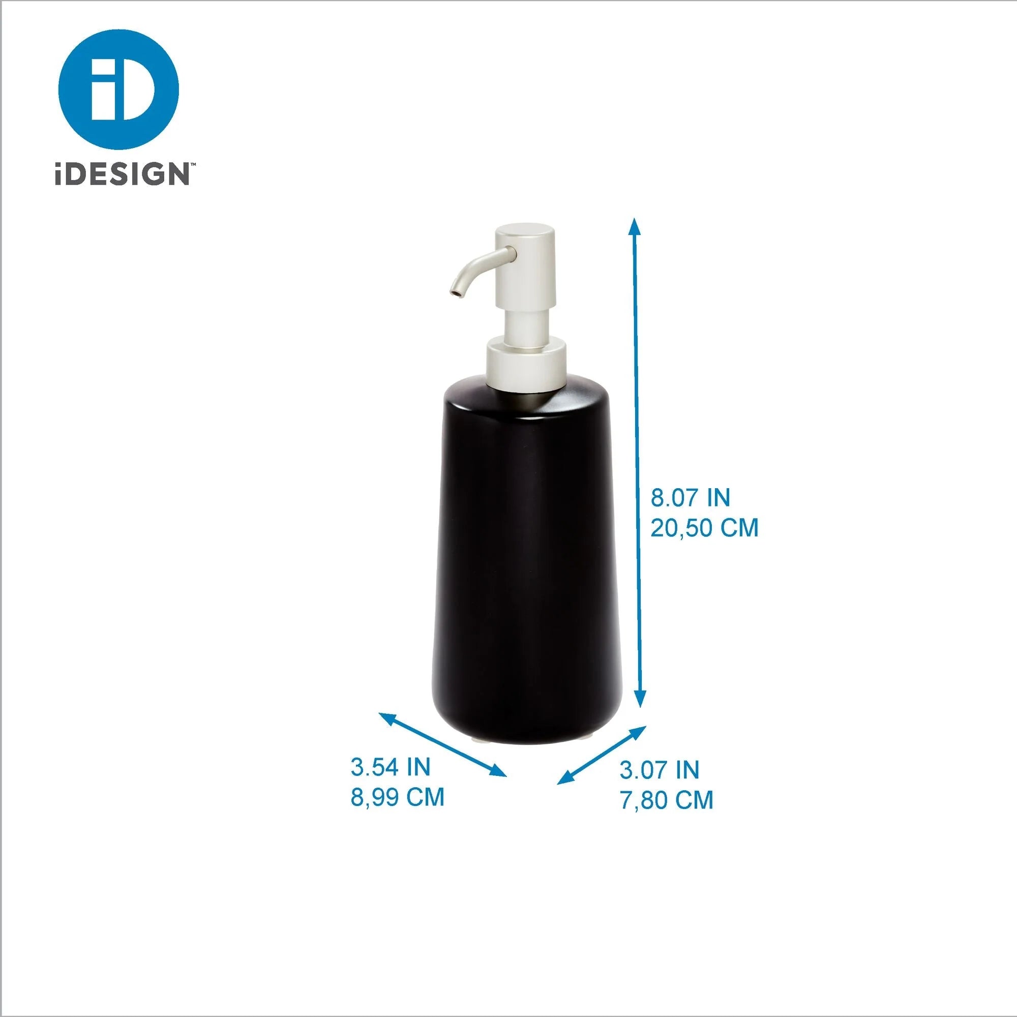 Liquid soap dispenser, Black