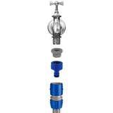 2 P. Tap Connection Kit - Blue