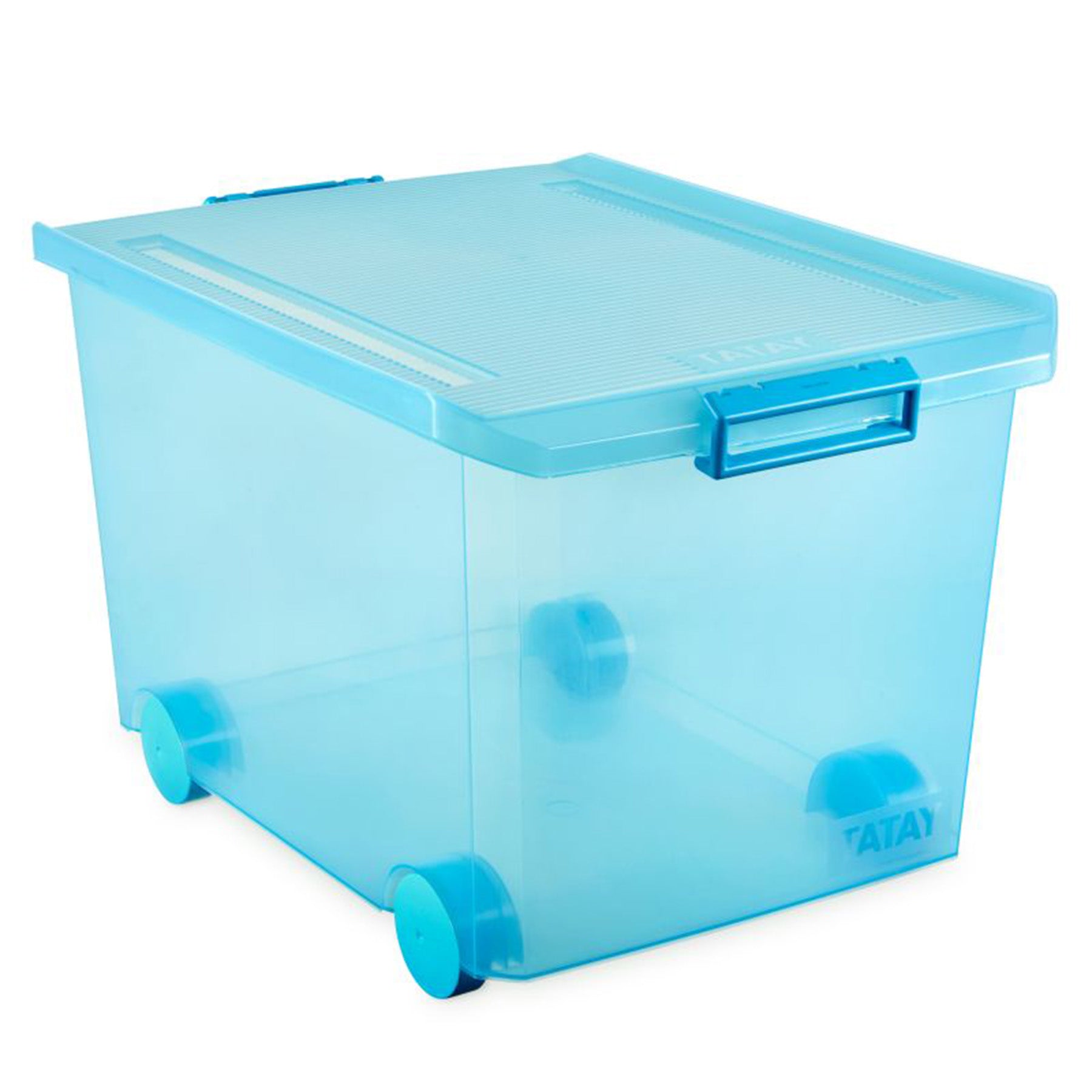 Storage Box with Wheels - TURQUOISE