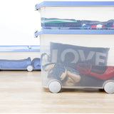 Under bed storage box - Blue pigeon