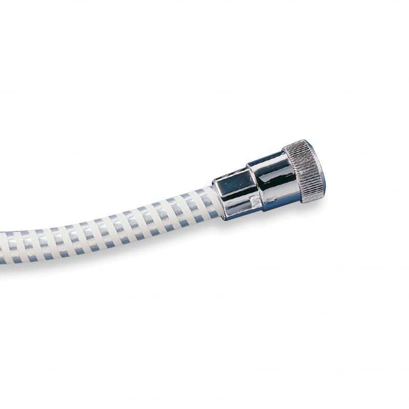 Shower Hose Loop 2M - White & Chrome