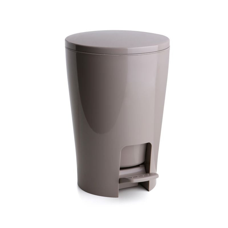 Pedal Bin Diabolo Taupe 5 L - Brown