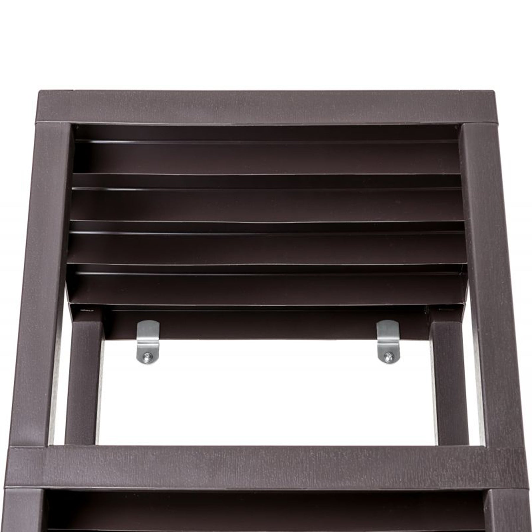 RECTANGULAR RACK LOMBOK 4 LEVELS BROWN