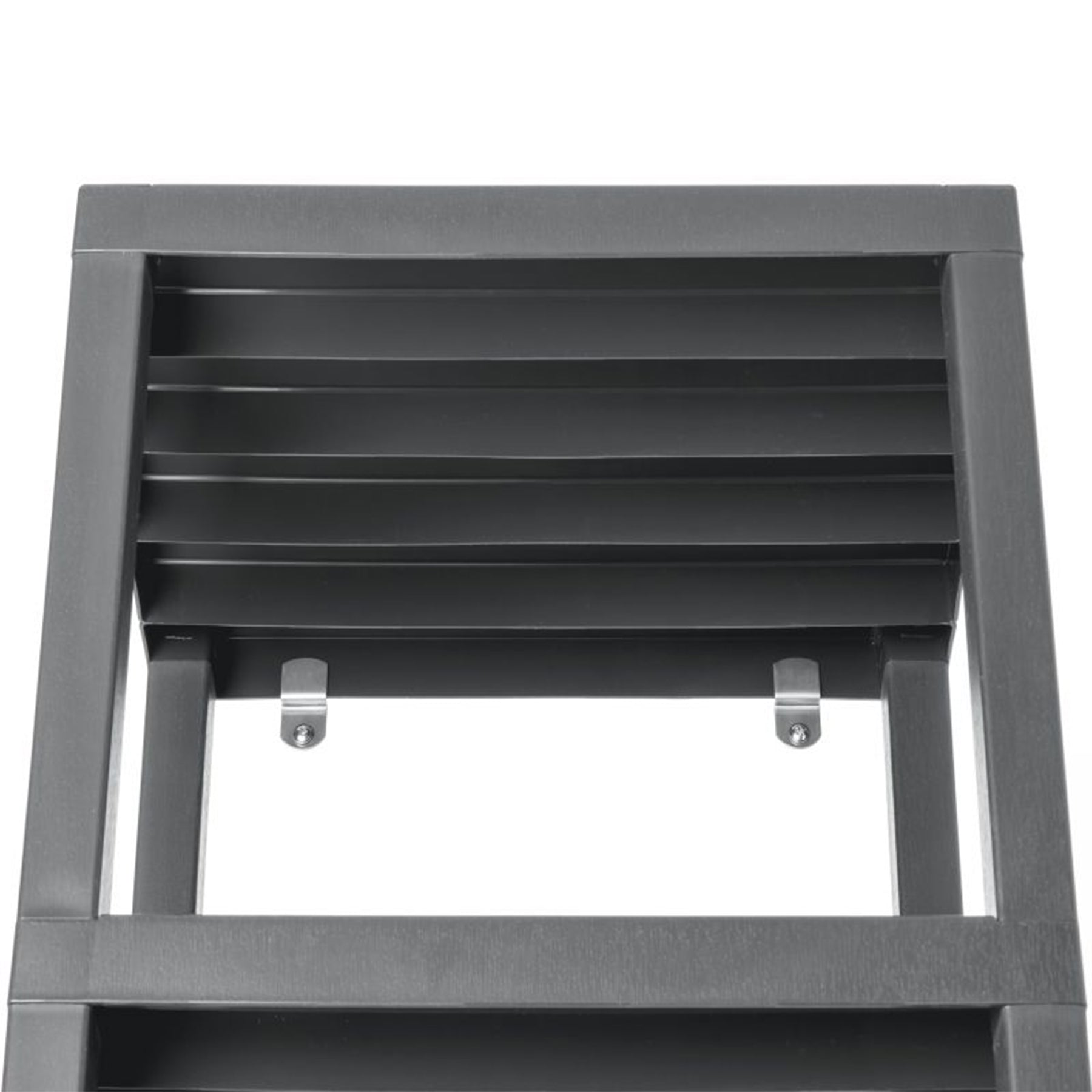 RECTANGULAR RACK LOMBOK 4 LEVELS GREY Size: 380 mm x 290 mm x 1000 mm