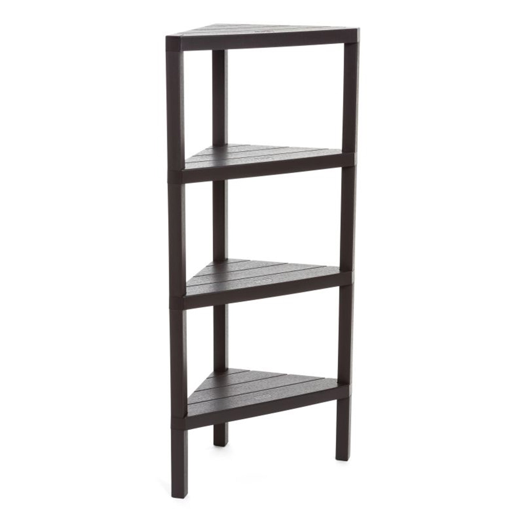 CORNER RACK LOMBOK 4 LEVELS BROWN