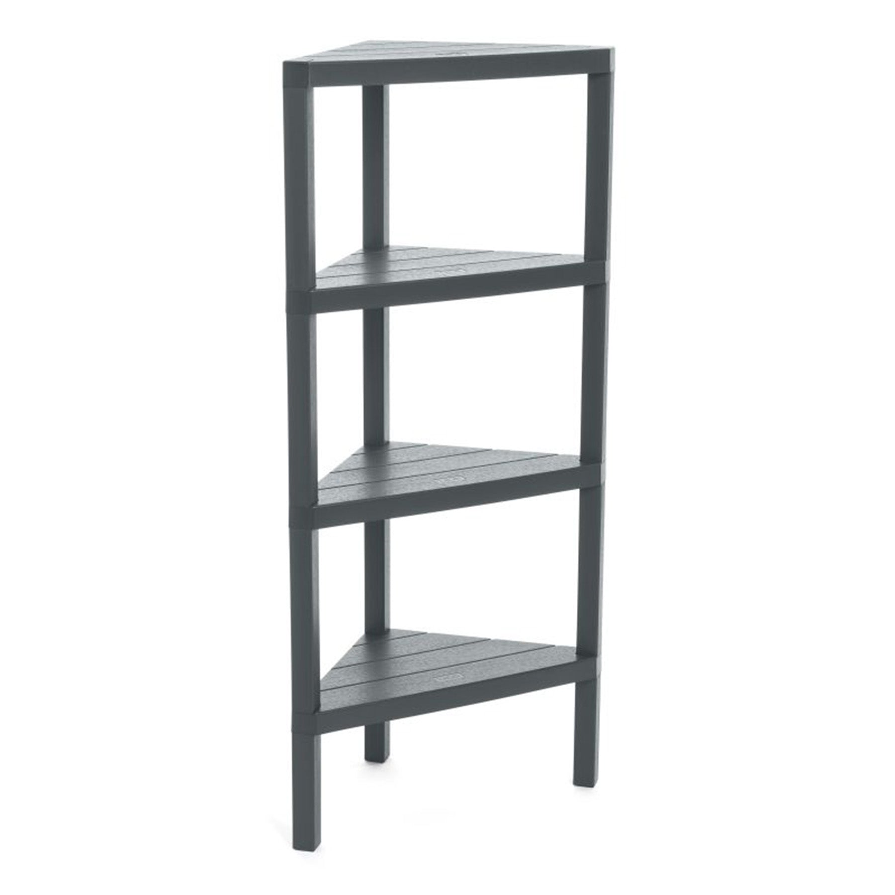 CORNER RACK LOMBOK 4 LEVELS GREY