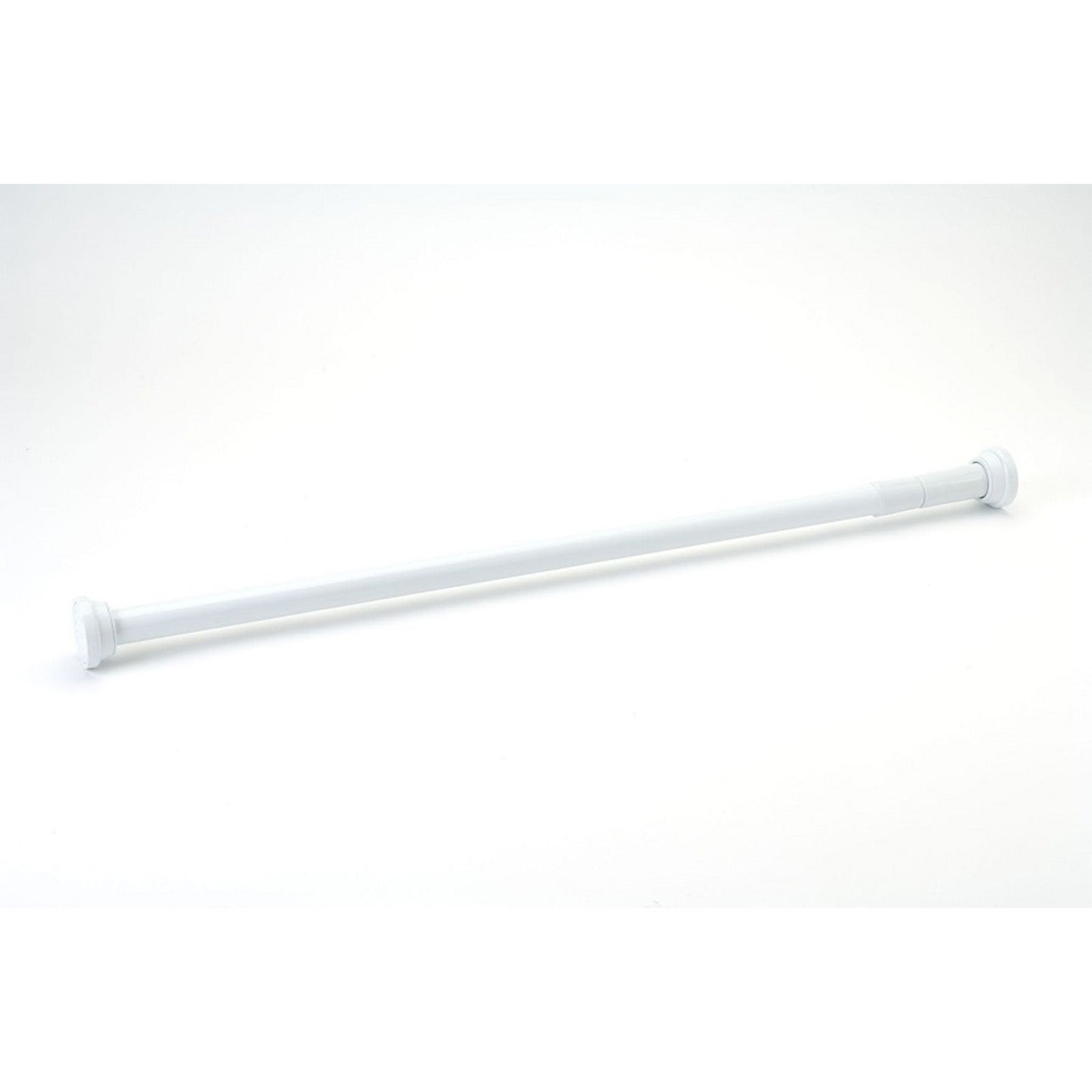 Straight shower rod - White