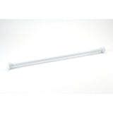 Straight shower rod - White