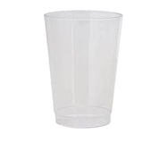 Luxe  20Pc 12 Oz Tumbler W.Silve Rim - Clear