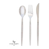 Luxe Party Combo Cutlery Pack 32Pc 16/8/8 - Silver