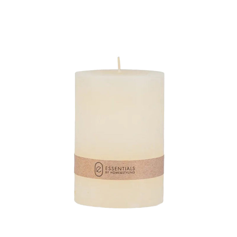 Candle Pillar 14X14Cm - White