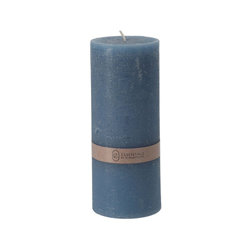 Candle Pillar 7X17Cm -Blue