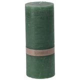 Candle Pillar 7X17Cm - Dark Green
